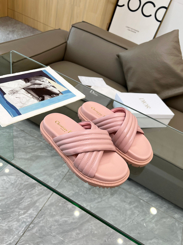 Dior women slippers 1：1 quality-259