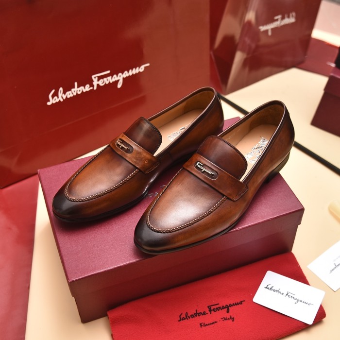 Ferragamo Men shoes 1：1 quality-365