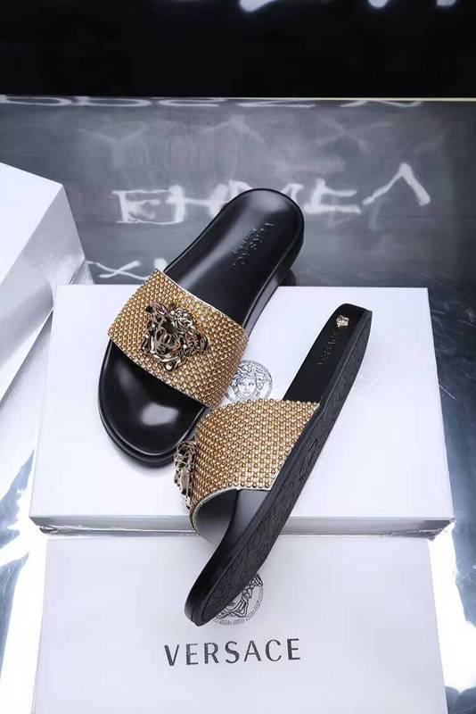 Versace men slippers AAA-055