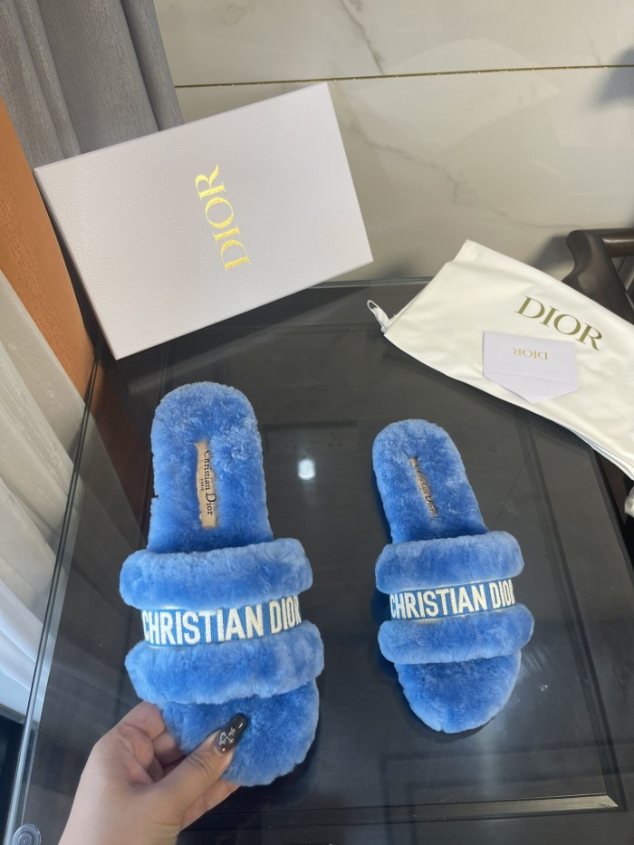 Dior women slippers 1：1 quality-187