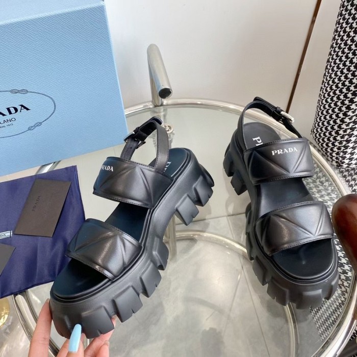 Prada women slippers 1：1 quality-030