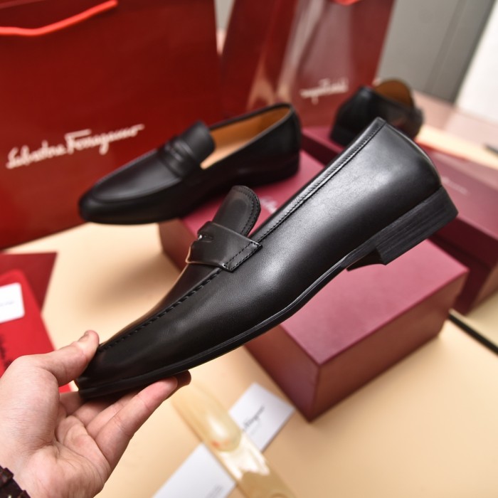 Ferragamo Men shoes 1：1 quality-355