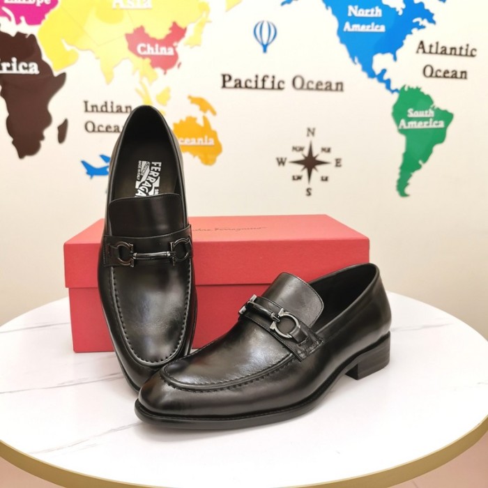 Ferragamo Men shoes 1：1 quality-339