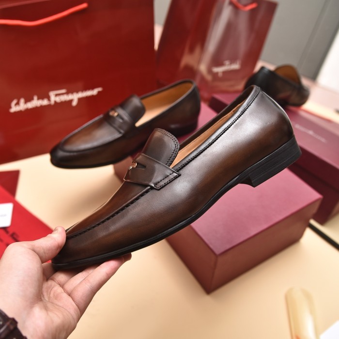 Ferragamo Men shoes 1：1 quality-354