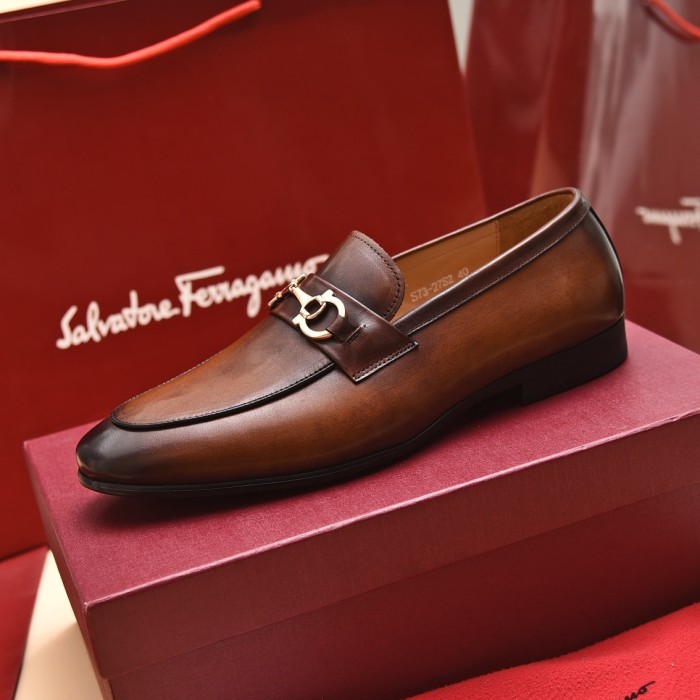 Ferragamo Men shoes 1：1 quality-371