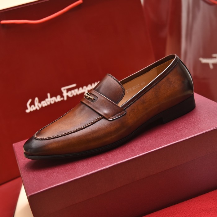 Ferragamo Men shoes 1：1 quality-365