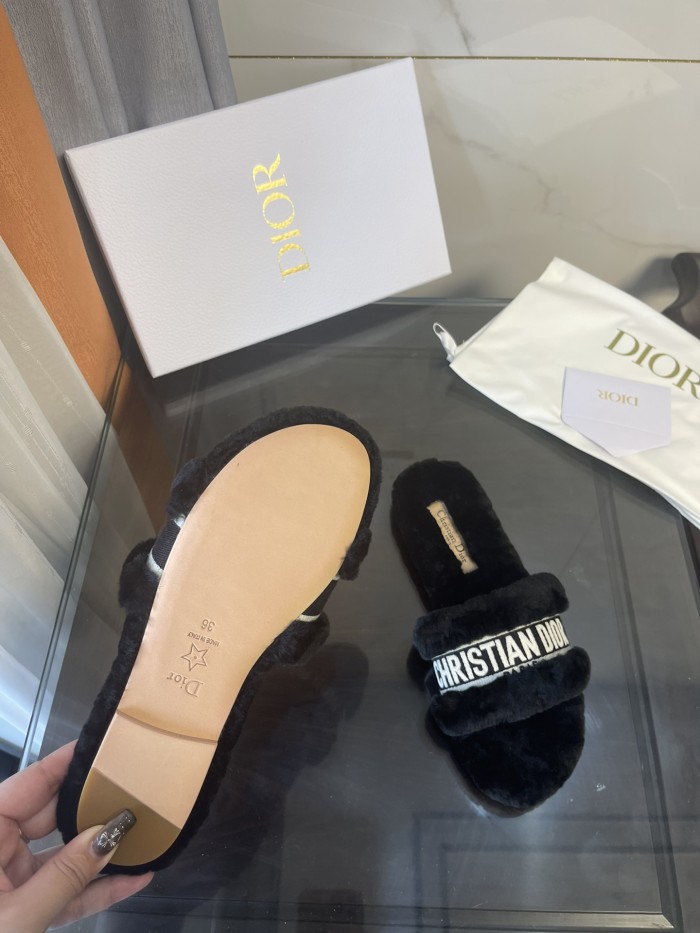 Dior women slippers 1：1 quality-188