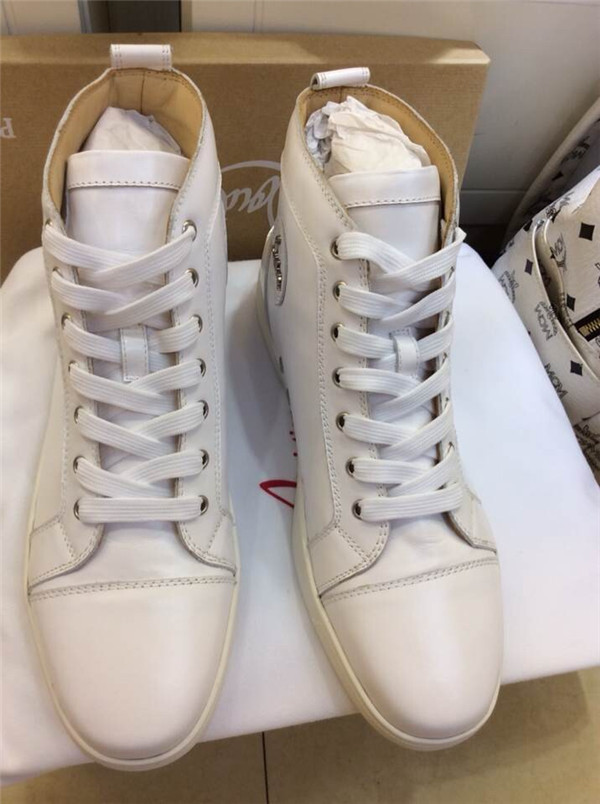 Super Max perfect Christian louboutin men's sneaker white(with receipt)