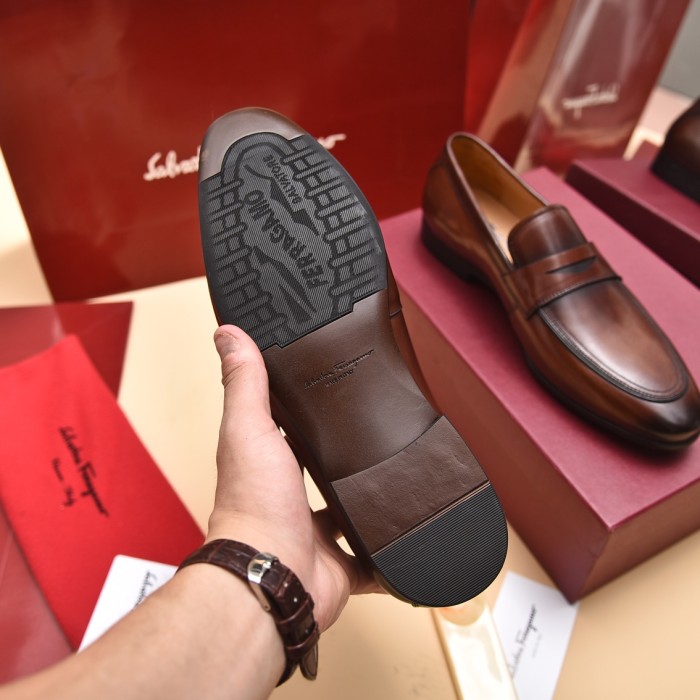 Ferragamo Men shoes 1：1 quality-359