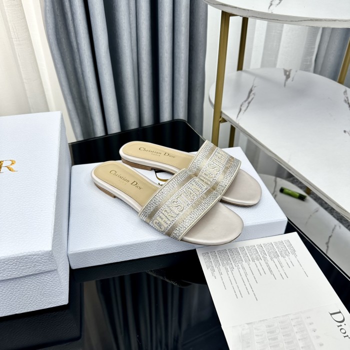 Dior women slippers 1：1 quality-292