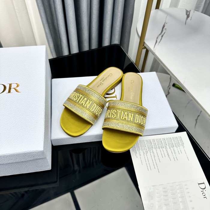 Dior women slippers 1：1 quality-297