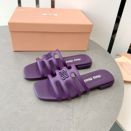 Miu Miu women slippers 1：1 quality-025