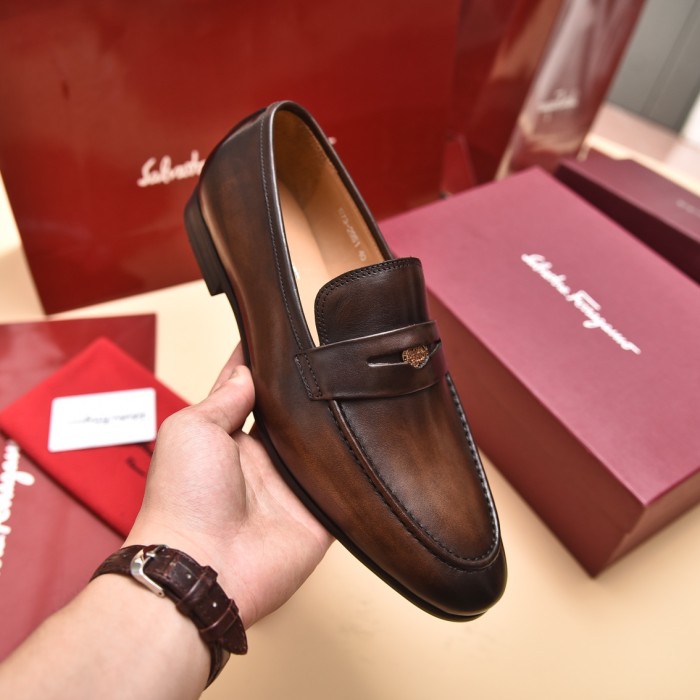 Ferragamo Men shoes 1：1 quality-354