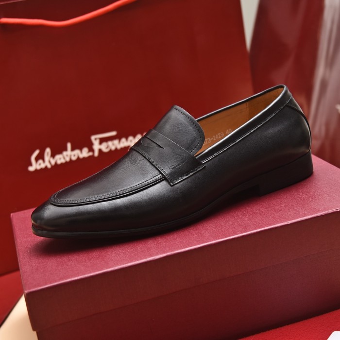 Ferragamo Men shoes 1：1 quality-358