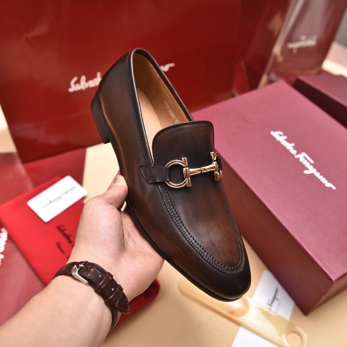 Ferragamo Men shoes 1：1 quality-375