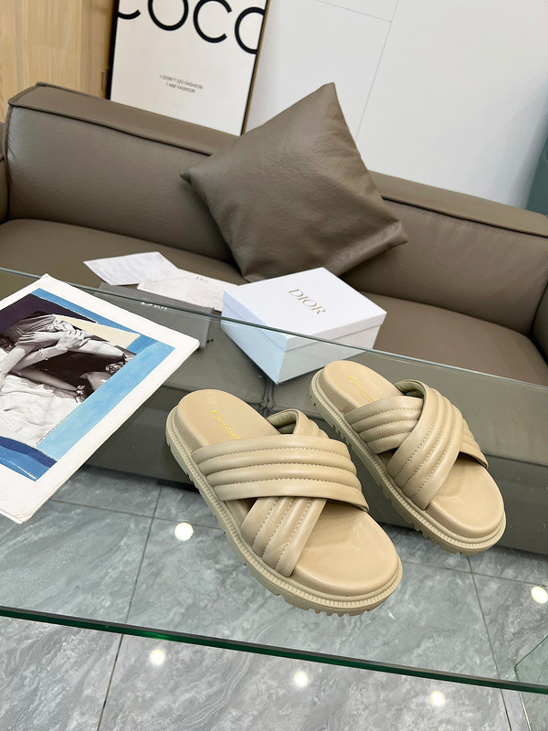 Dior women slippers 1：1 quality-256