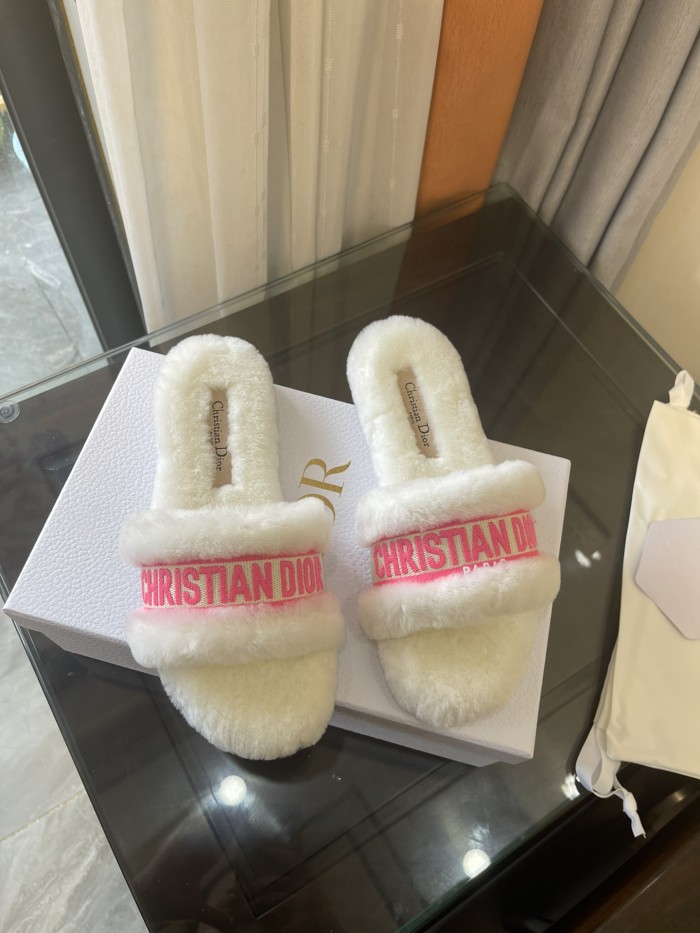 Dior women slippers 1：1 quality-186