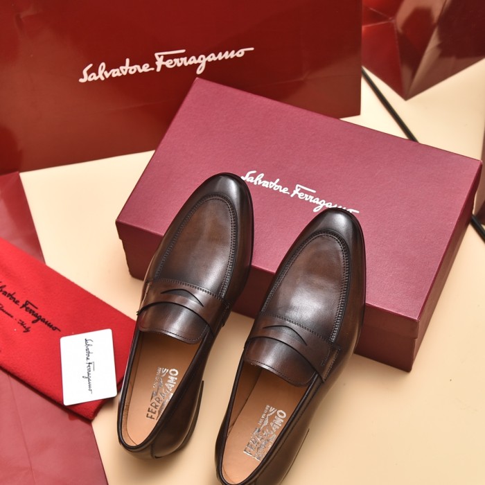 Ferragamo Men shoes 1：1 quality-357