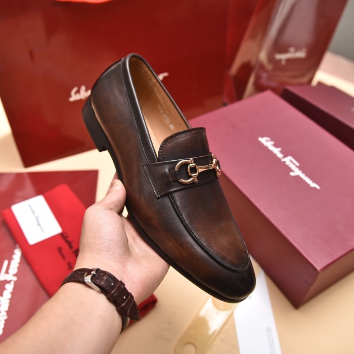 Ferragamo Men shoes 1：1 quality-369