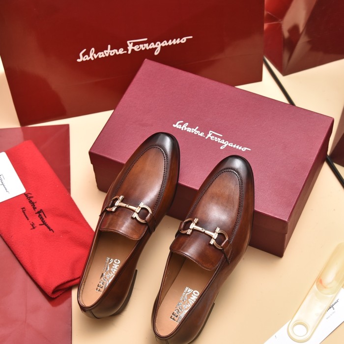 Ferragamo Men shoes 1：1 quality-377