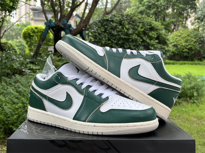 Authentic Air Jordan 1 Low SE Oxidized Green