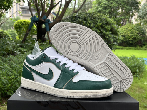 Authentic Air Jordan 1 Low SE Oxidized Green GS