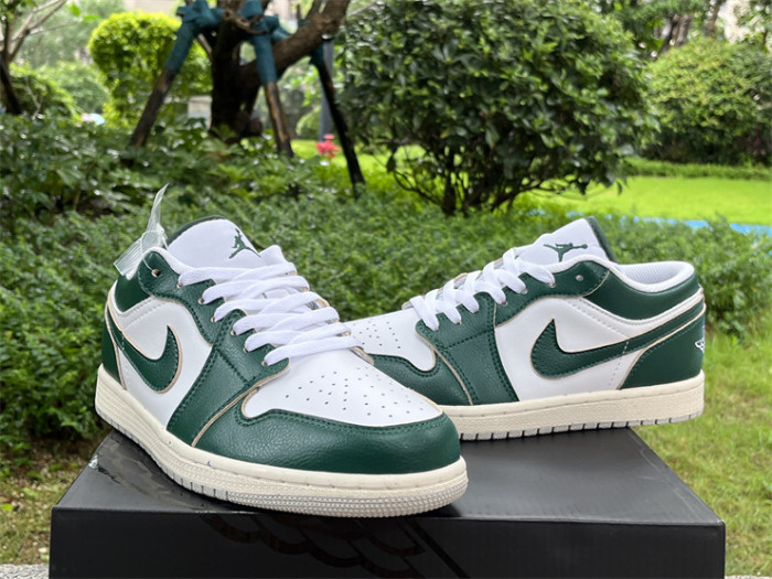 Authentic Air Jordan 1 Low SE Oxidized Green