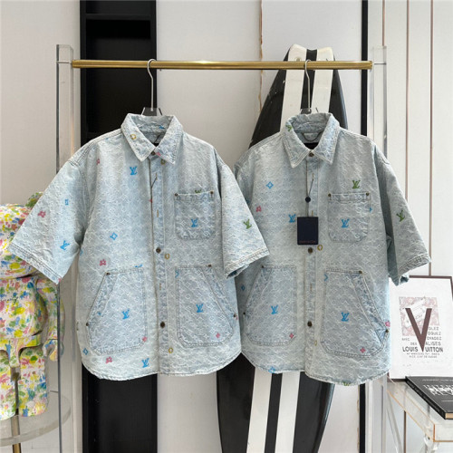 LV Shirt High End Quality-1098