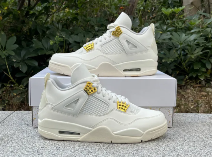 Authentic Air Jordan 4 “Metallic Gold”