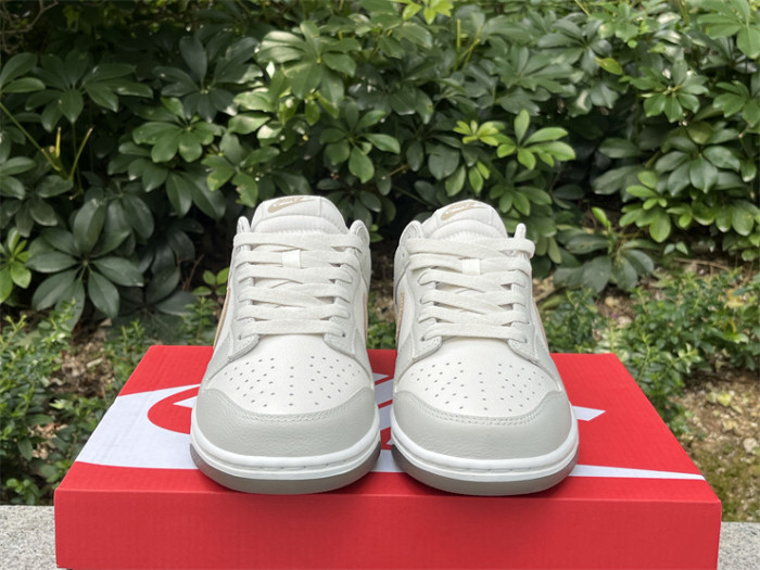 Authentic Nike Dunk Low Phantom Khaki Light Bone Shoes