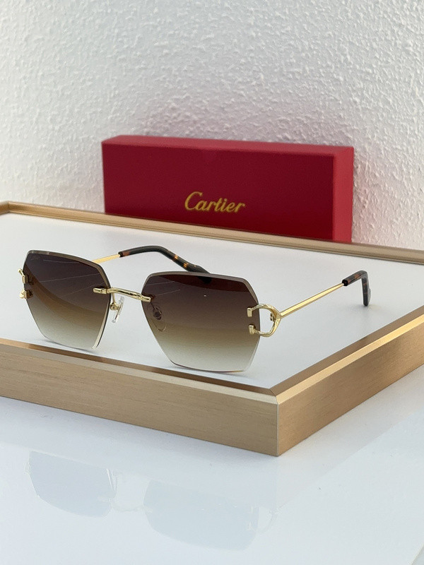 Cartier Sunglasses AAAA-5833