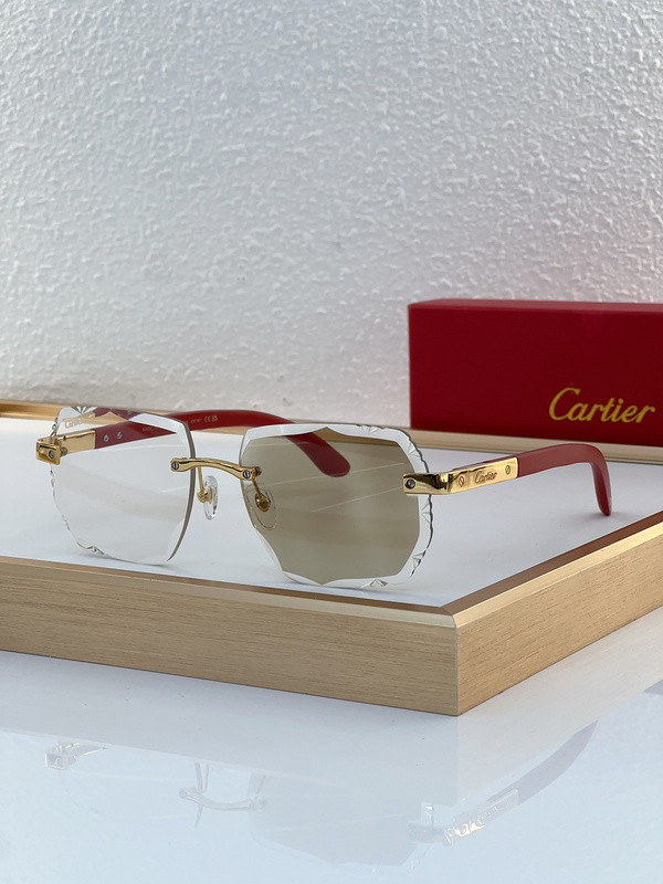 Cartier Sunglasses AAAA-5766