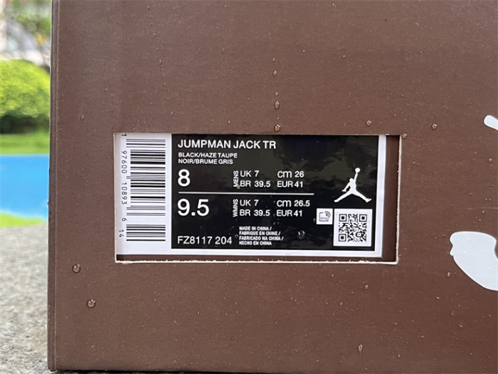 Authentic  Travis Scott x Jordan Jumpman Jack TR “Dark Mocha”