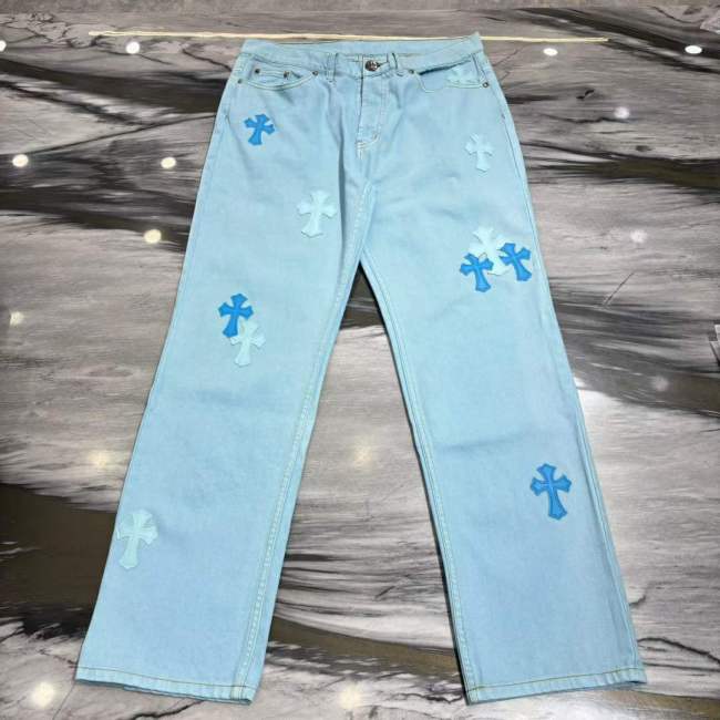 Chrome Hearts Jeans High End Quality-002