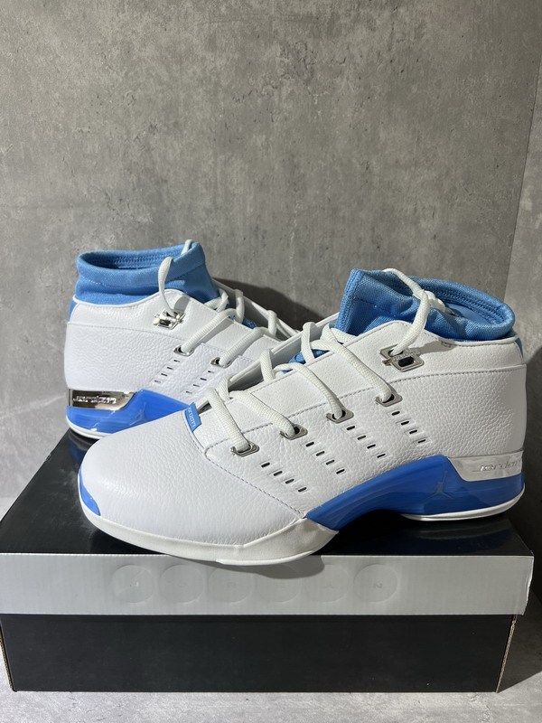 Authentic Air Jordan 17 Low “University Blue” (with regular boxes)