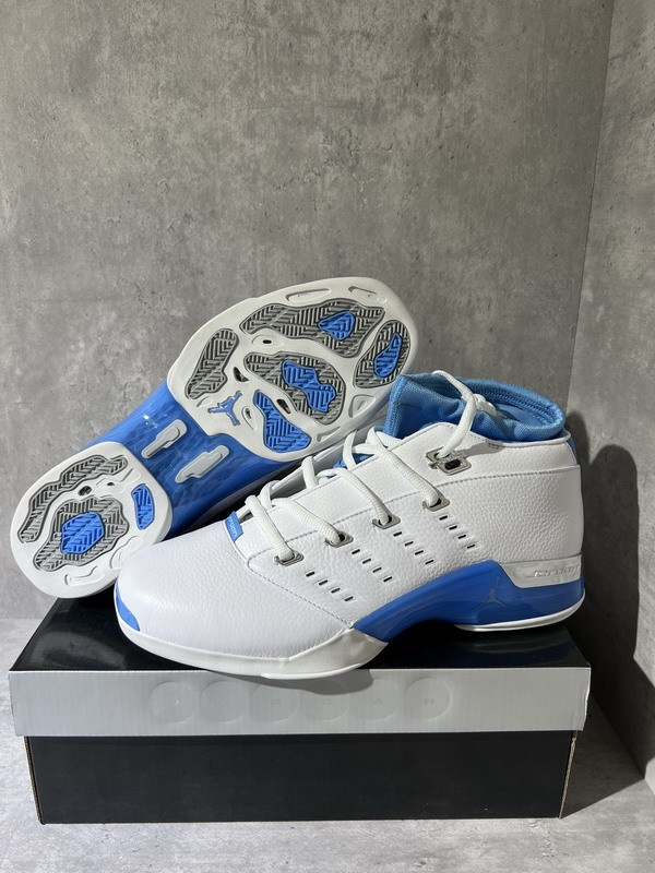 Authentic Air Jordan 17 Low “University Blue” (with regular boxes)