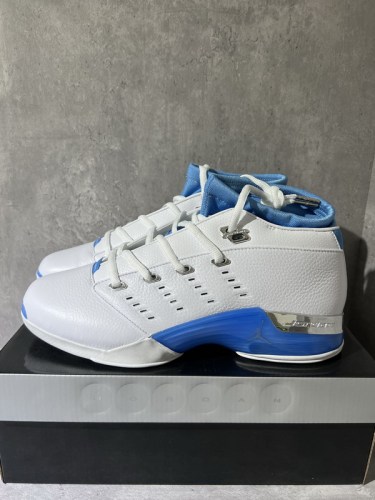 Authentic Air Jordan 17 Low “University Blue” (with regular boxes)