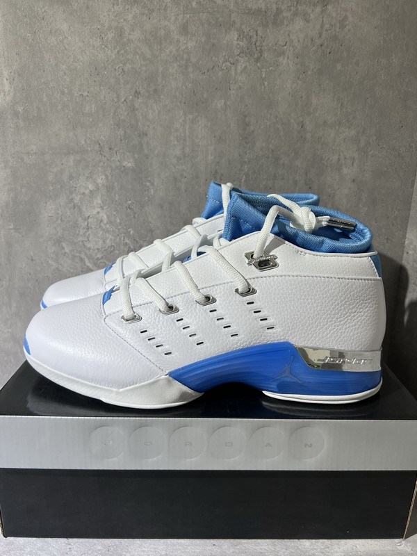 Authentic Air Jordan 17 Low “University Blue” (with regular boxes)