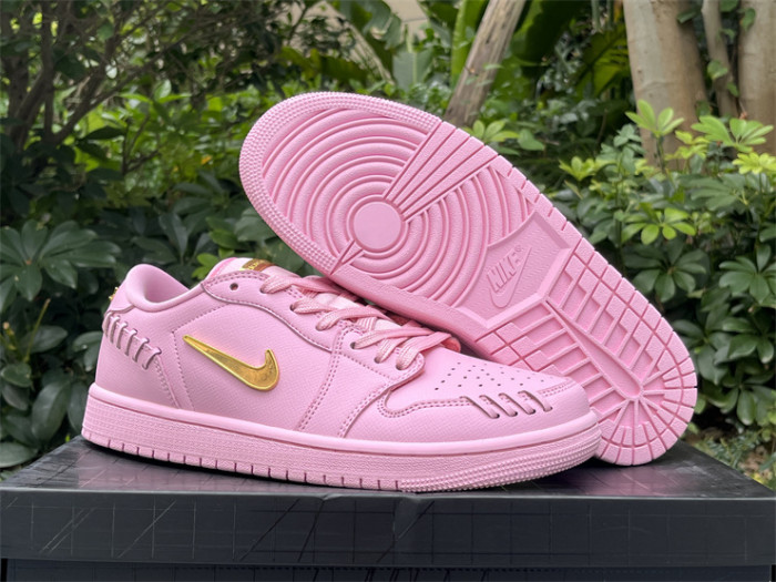 Authentic Air Jordan 1 Low Method of Make ” Perfect Pink GS