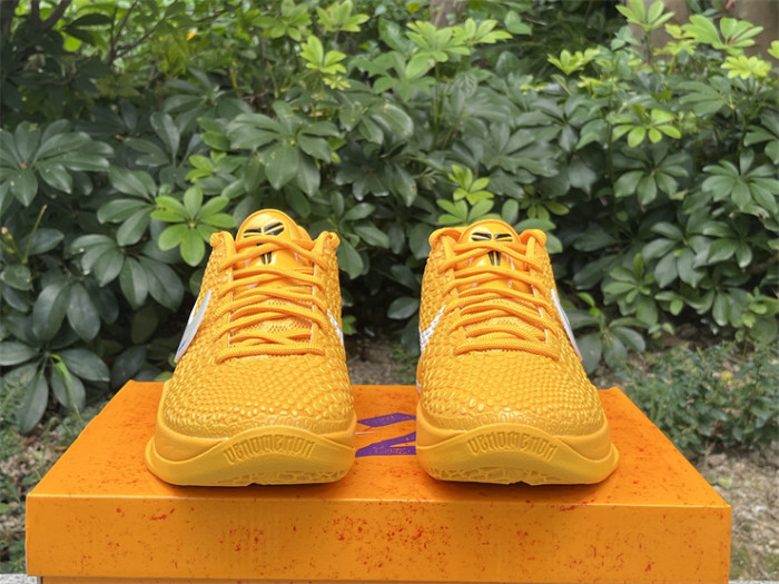 Authentic OFF-WHITE x Nike Kobe 6 “University Gold”