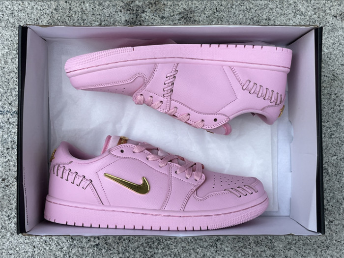 Authentic Air Jordan 1 Low Method of Make ” Perfect Pink