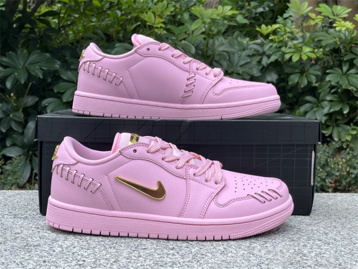 Authentic Air Jordan 1 Low Method of Make ” Perfect Pink