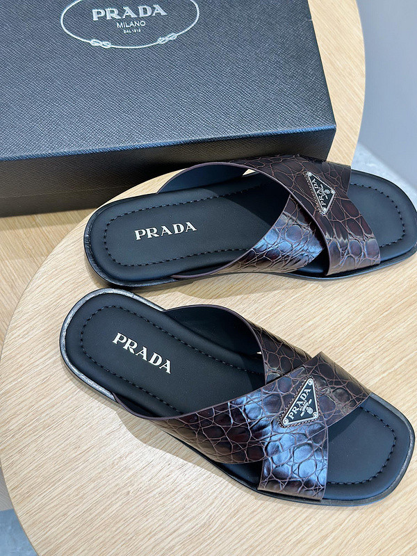 Prada men slippers 1：1 quality-041