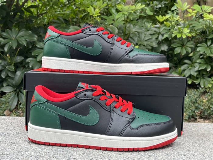 Authentic Air Jordan 1 Low “Gorge Green”