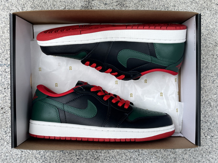 Authentic Air Jordan 1 Low “Gorge Green”