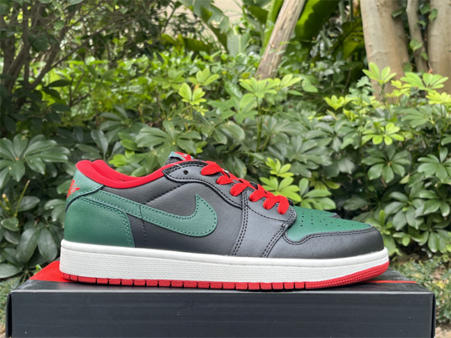 Authentic Air Jordan 1 Low “Gorge Green”