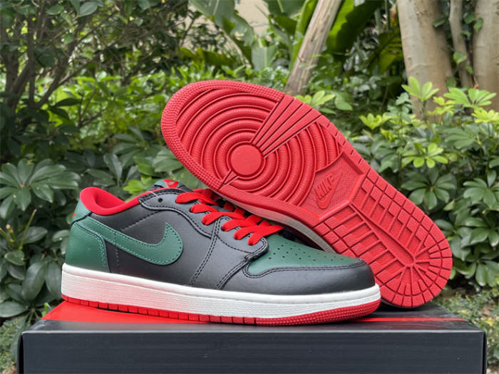 Authentic Air Jordan 1 Low “Gorge Green”