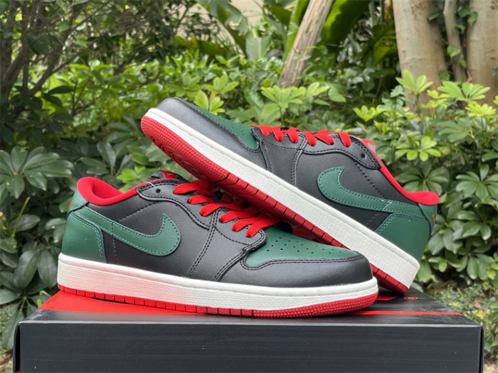 Authentic Air Jordan 1 Low “Gorge Green”