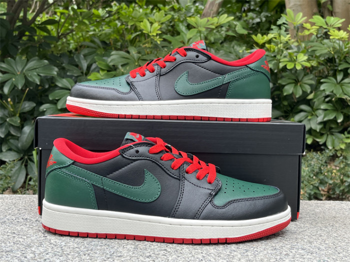 Authentic Air Jordan 1 Low “Gorge Green”