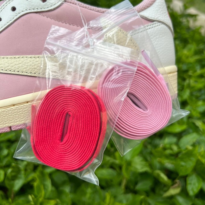 Authentic Travis Scott x Air Jordan 1 Low OG Shy Pink